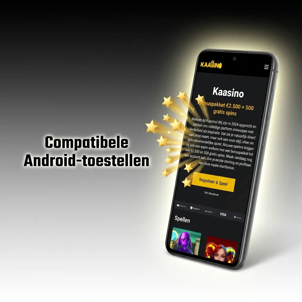 Compatibele Android-toestellen voor de Kaasino app