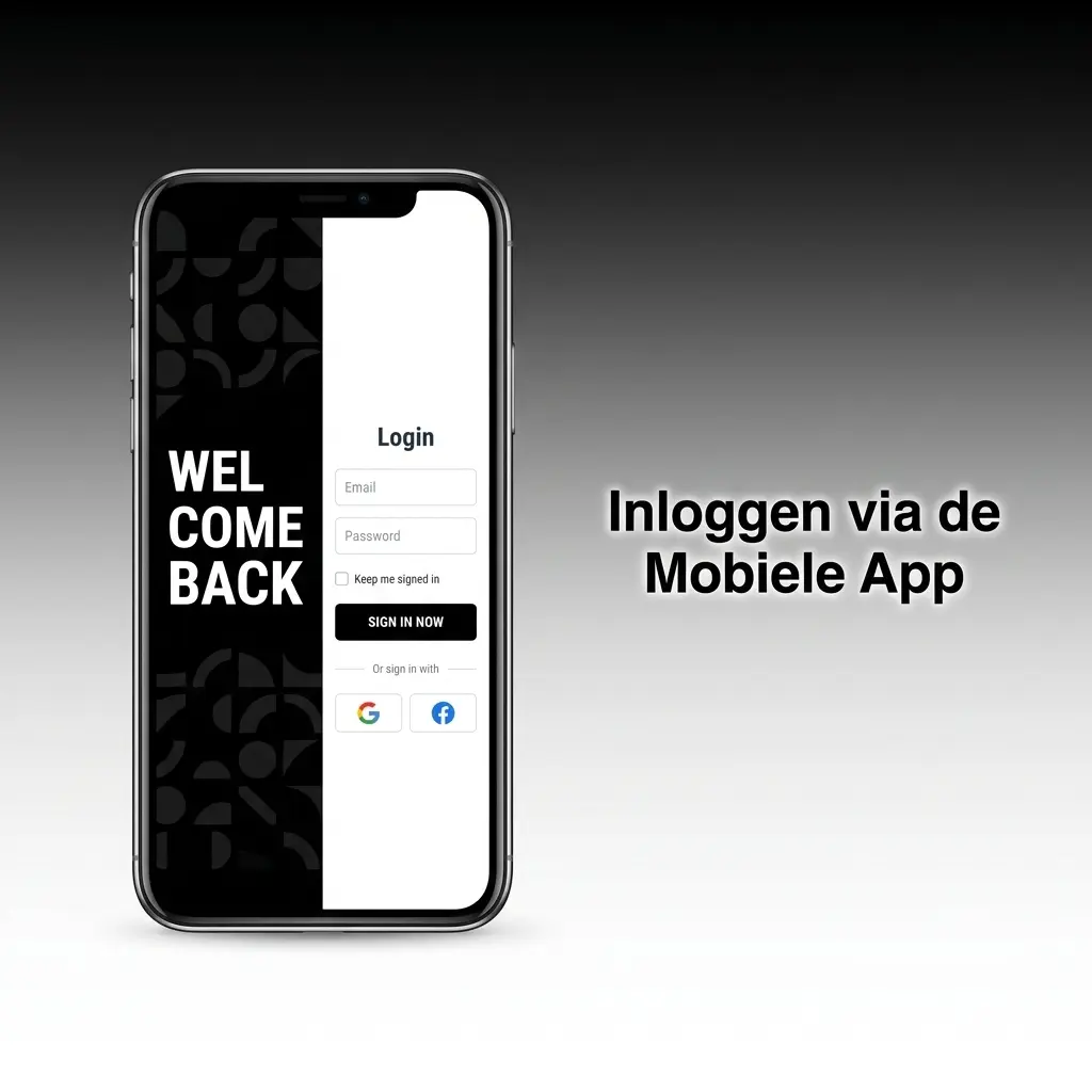 Inloggen bij Kaasino via de mobiele app