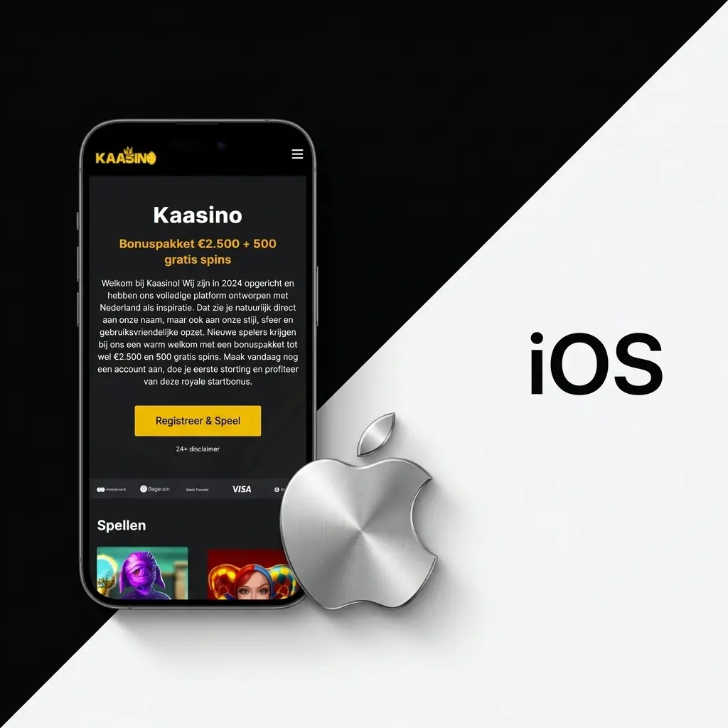 Kaasino toevoegen aan het beginscherm van een iPhone