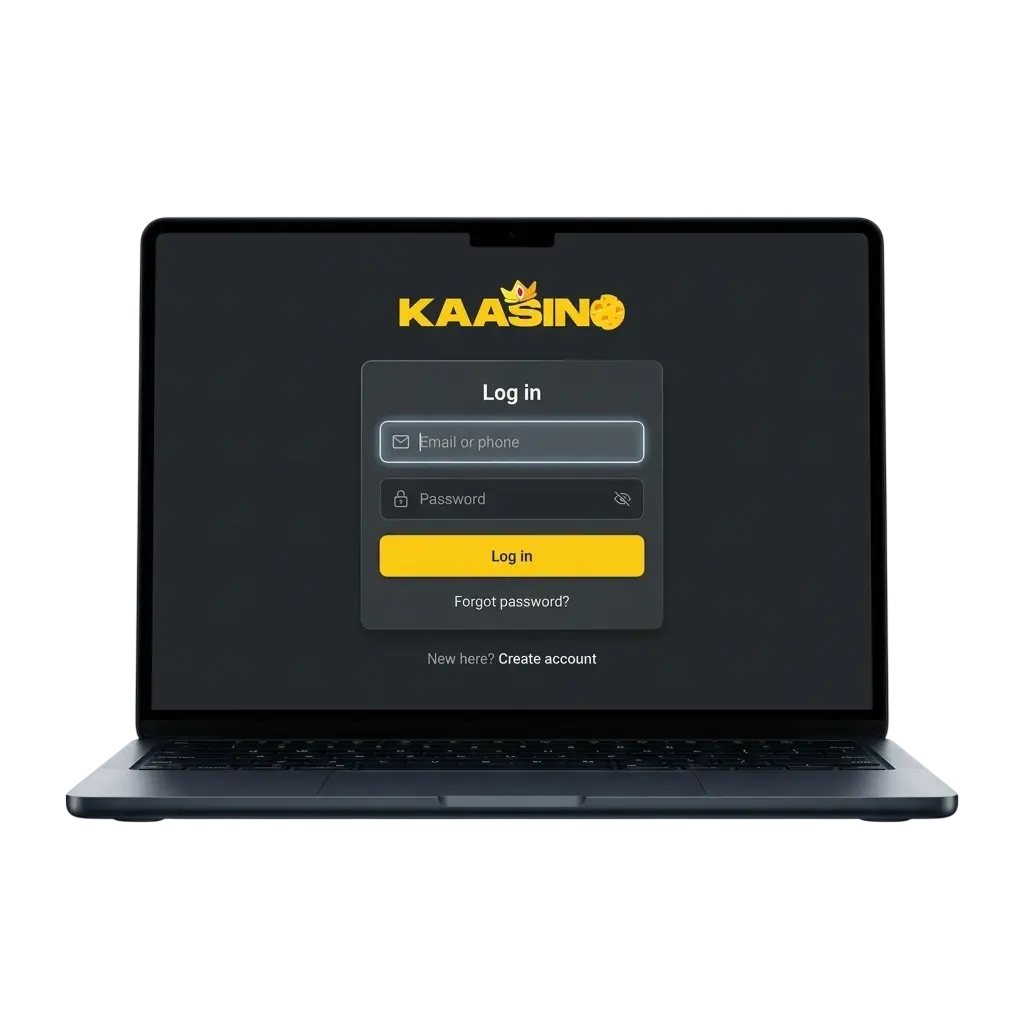 Inloggen bij Kaasino via website of app