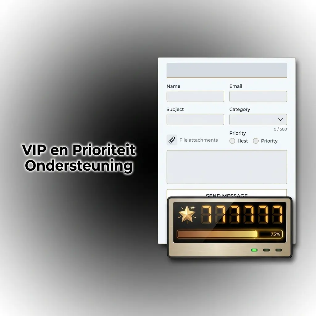 VIP prioriteitslijn ondersteuning