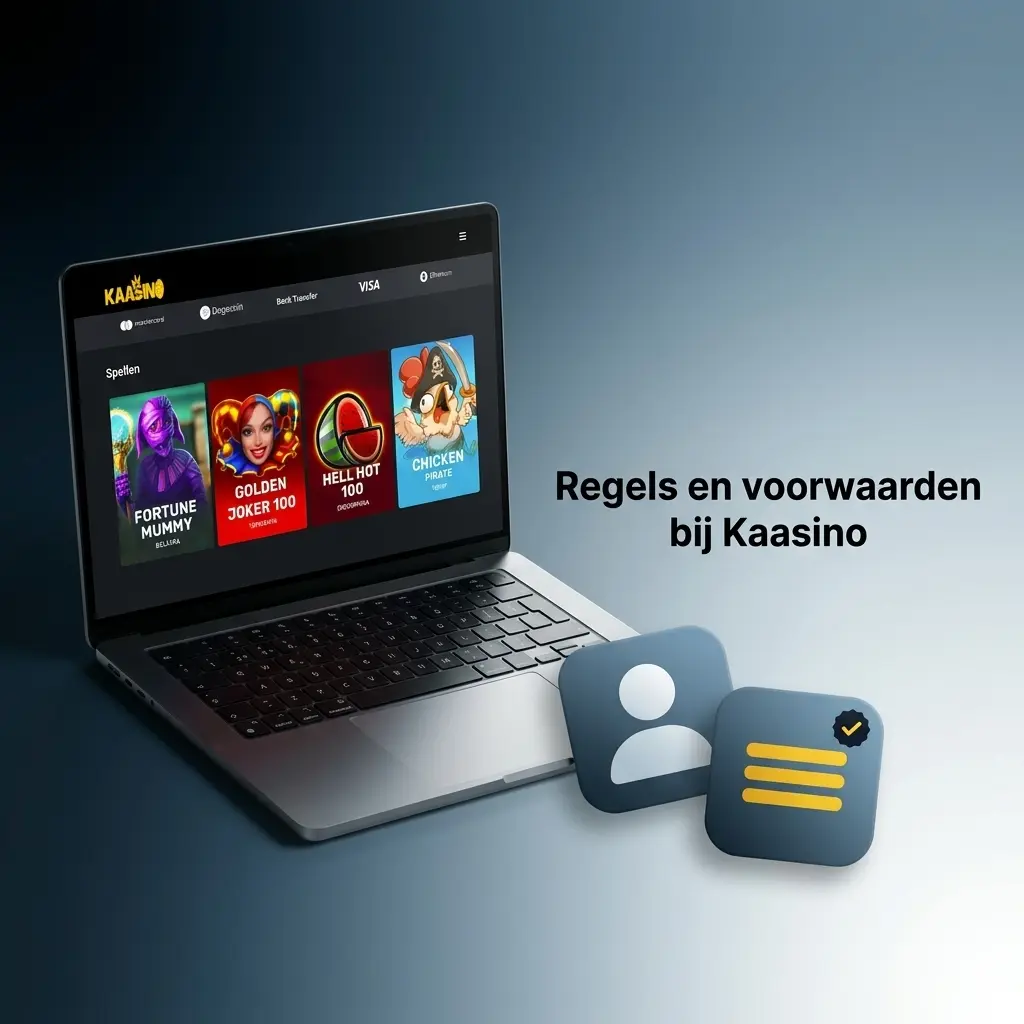 Overzicht van regels en voorwaarden bij Kaasino