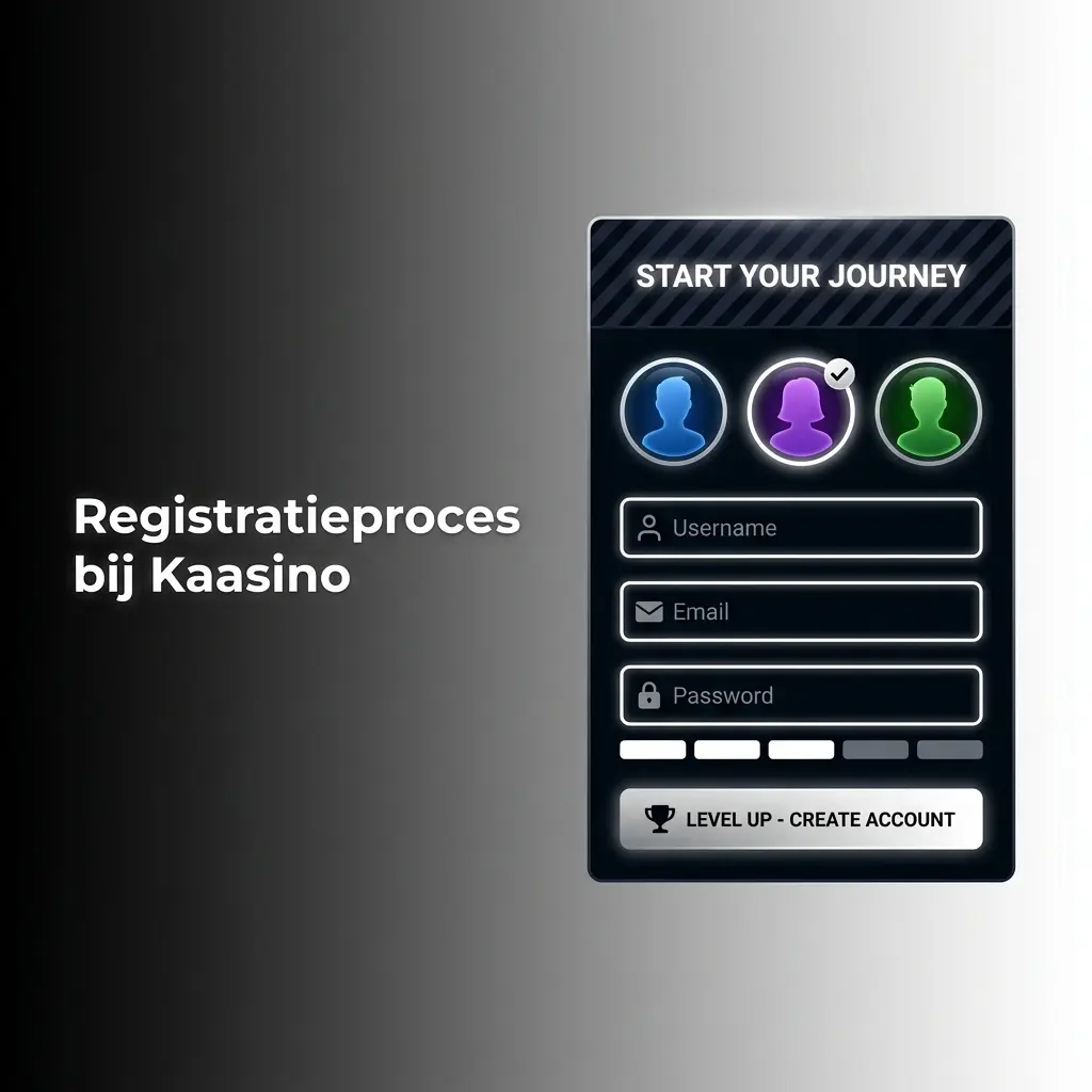 Registratieproces bij Kaasino