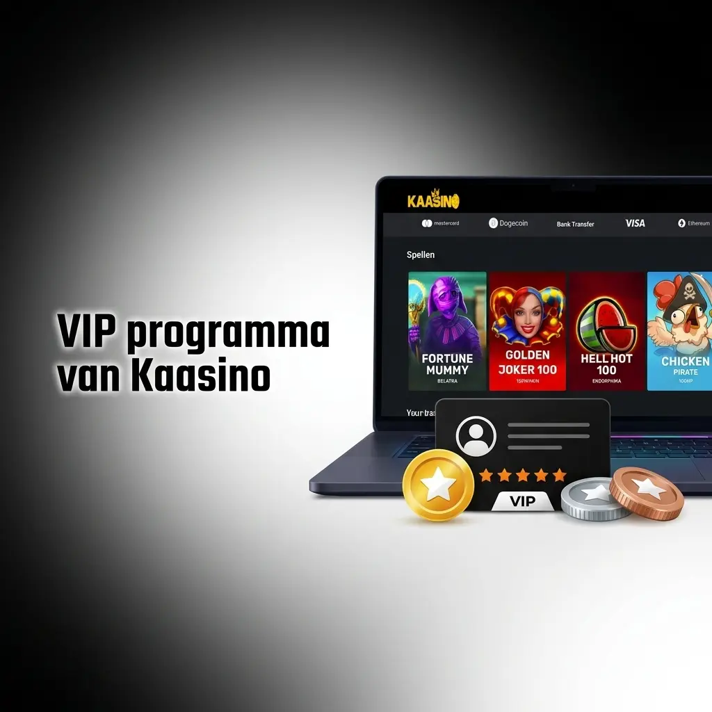 Overzicht van het Kaasino VIP programma niveaus